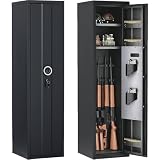 [No Assembly Required] 8-12 Gun Safe for Rifles and Pistols，Rifle Safe with Digital Keypad...