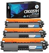 Gotoners Compatible Canon 051 051H Toner (Black, 3-Pack) for Canon MF267dw MF267dw ii MF260 MF260...