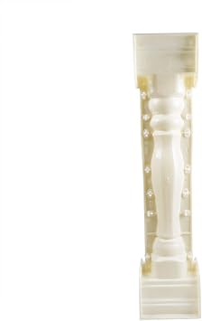 89 cm/ 35 inch Roman Column Cement Mold Plastic Concrete Baluster Mold Balcony Plaster Column Concrete Fence Form Balustrade Mold DIY Casting Cement Railing Mold for Garden Patio Walkway