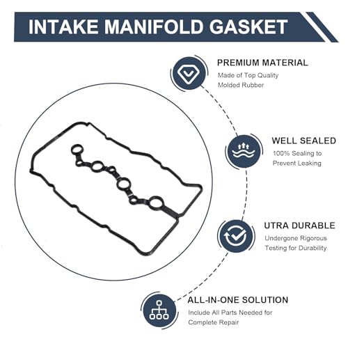 Image of Engine Valve Cover Gasket Set 22441-2GGB0 VS50892 for Hyundai Sonata Santa Fe 2015-2020 2.0L 2.4L Valve Cover Gasket 22441-2GGB0