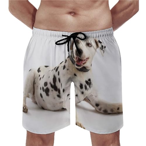 Shorts de bain dalmatien maillot de bain séchage rapide