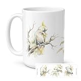 Caroline’s Treasures Tropical Cockatoos 15 oz Ceramic Mug