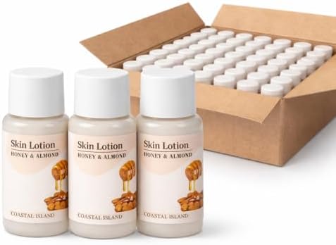 Sevenhills Skin Lotion – 150 Pack | 20ml Bottles | Honey & Almond | Hotel, Resort, AIRBNB, Gym, Hospital & Travel Toiletries | Individually Packed | Government & GMP Certified