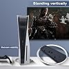 Glieskir Vertical Stand Compatible with PS5 Slim & PS5 Pro Sturdy Base and Secure Mount for PlayStation 5 Slim and Pro Consoles
