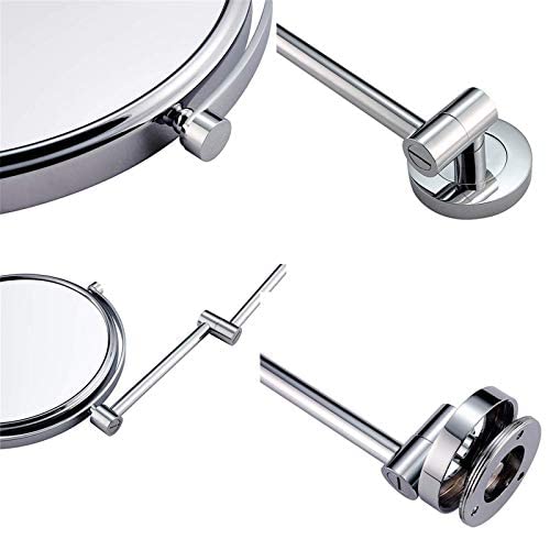 Miroir de maquillage mural extensible pour corriger les défauts d'éclairage - 3