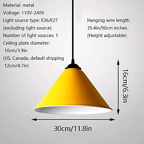 Suspension de couleur Norden lustre industriel blanc cuisine salon E27