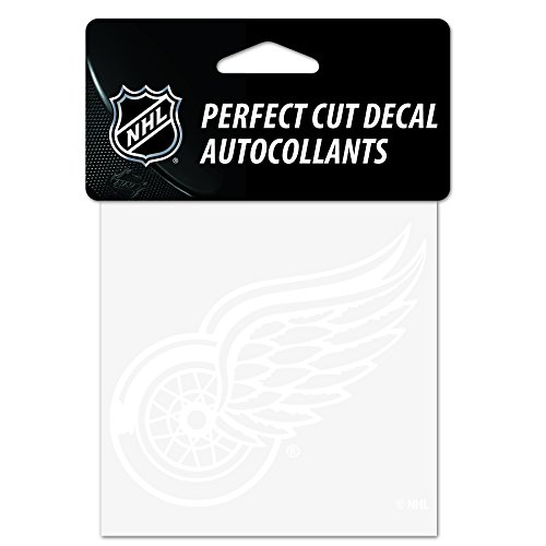 Wincraft NHL Detroit Red Wings 4x4 Perfect Cut White Decal, One Size, Team Color -  Caseys, 3208549515