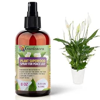 Gardenera Plant Superfood Spray for Peace Lilies, 8 fl oz