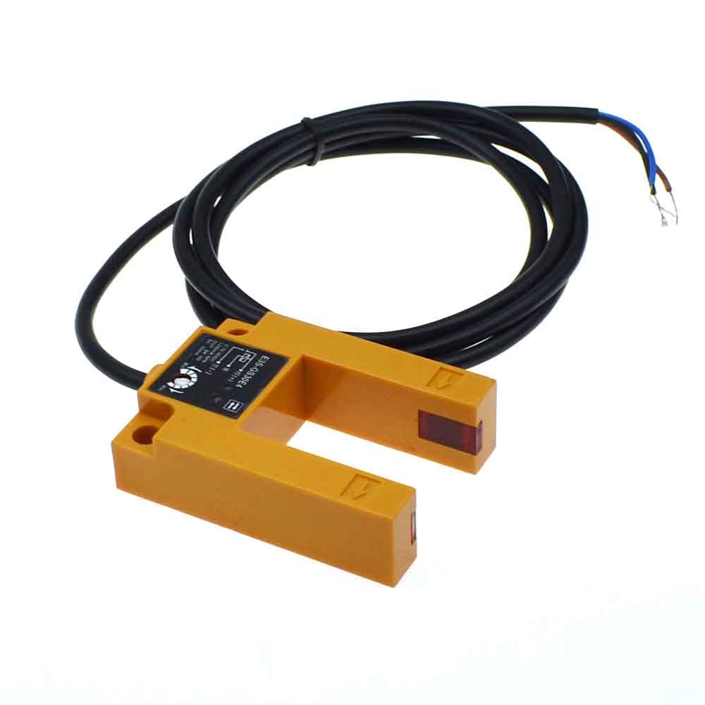 E3S-GS30E4 DC6-36V Photoelectric Switch NPN PNP 3-Wire Groove Shape Sensor Switch (NPN,NC)