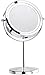 Produktbild Sichler Beauty Standspiegel: Stand-Kosmetikspiegel mit 18 LED, 3-fache Vergrößerung (Spiegel LED)