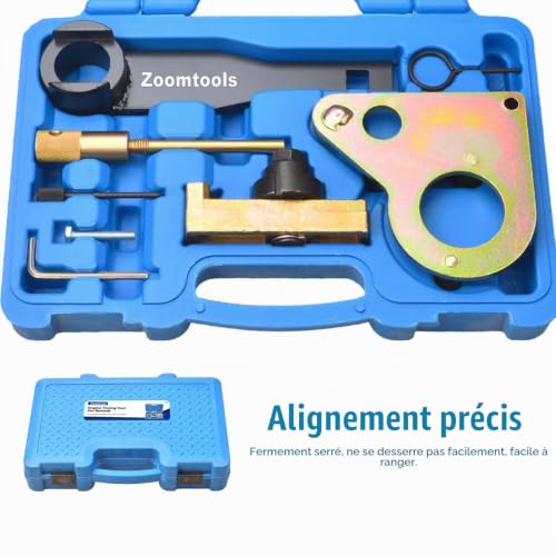 Zoomtools Kit d'outils de verrouillage de réglage de synchronisation d'arbre à cames de moteur Diesel, pour Nissan Renault 2.0 DCi Vauxhall Opel M9R, entraînement par chaîne – vue 5