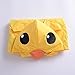 Tiuredx Toddler Baby Boy Girl Duck Rain Jacket Cute Cartoon Yellow Raincoat Hoodie Kids Coat Fall Winter School Outfit (US, Age, 4 Years, Yellow)
