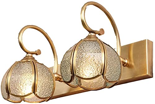Lámpara de pared decorativa y aplique de cobre dorado para dormitorio 2