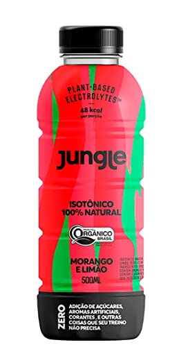 Isotônico Jungle Orgânico Morango e Limão 500ml