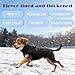 Hundemantel Winter mit Geschirr Einstellbar, ZoneYan Wasserdicht & Warm Hundemantel für Kleine Hunde, Reflektierende Winterjacke, Winddicht Weste für Hund (Schwarz, XS)