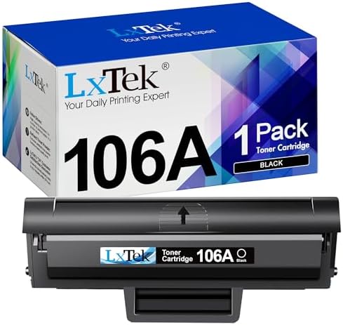 106A W1106A Toner kompatibel für HP 106A 107W Laser MFP 135WG Toner Schwarz | kompatibel für HP Laser 107a 107r 107w MFP 135a 135r 135w 135wg 137fnw 137fwg (Schwarz)