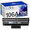 LxTek 106A Con Chip Compatibili per HP 106A W1106A Toner per Laser 107a 107r 107w per MFP 135a 135r 135w 135wg 137fnw 137fwg (Nero, 1-Pack)
