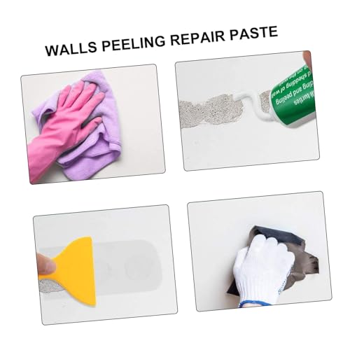 Operitacx Wall Mending Agent Kit Self Adhesive Repair Paste for Wall Cracks Scraper 1 Set and Patching