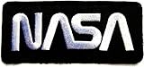 NASA Badge Iron on Patches #Black