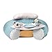 Nuby Animal Adventures Sit-Me-Up Baby Seat – Inflatable Sit & Play Floor Detachable Tray Machine Washable Suitable from 6 Months Plus, Multicolour, One Size