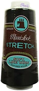 American & Efird A& E Thread 2000yd Maxi Lock Stretch Black (AME54.32002)