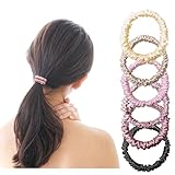 Chloven 100% Mulberry Silk Scrunchies – Smooth and Soft Hair Ties for Women, Anti-Frizz, No-Crease Elastic Bands for Nighttime Use, No Damage Silk Scrunchies for All Hair Types