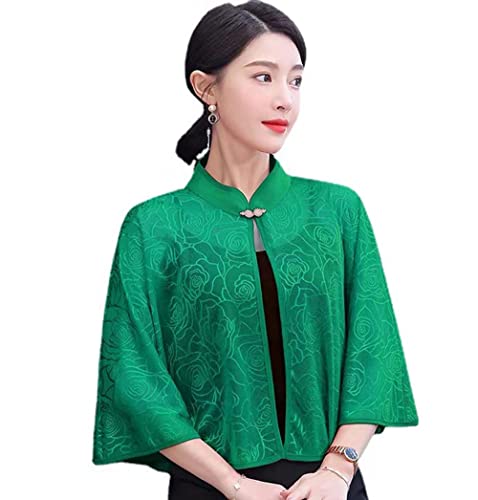 Lace Shawls and Wraps for Evening Dress Wedding Sheer Capes Cover Up Capelets for Women