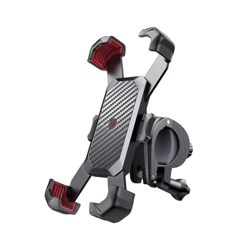 Support de téléphone pour vélo antichoc avec rotation complète pour guidon de VTT et de moto