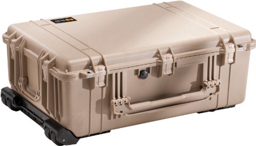 Maleta Pelican 1650 con espuma color Desert Tan