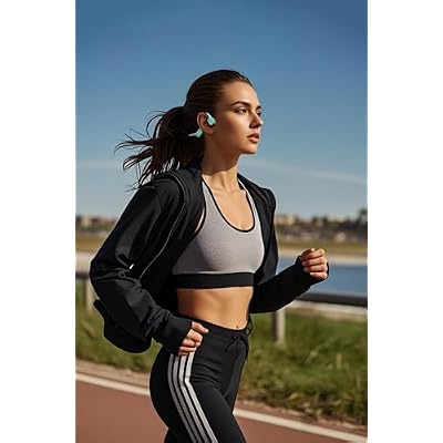 S+ Open Ear Bluetooth Bone Conduction Headset for Sport and Training,Cycling (YQS Blue)