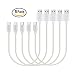 Produktbild MaGeek® [5 Stücke, 0,3 Meter] Kurzes USB Typ C Kabel auf USB 2.0 für Samsung Galaxy S8, S8 +, Nexus 6P, LG G6, neues MacBook, Google Pixel XL, OnePlus und mehr [Weiß]