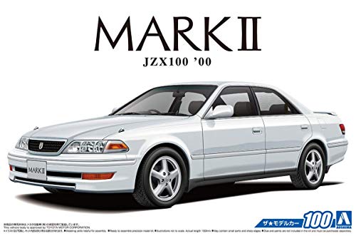 Kit modelo Aoshima Toyota JZX100 Mark II Tourer V 1:24 miniatura 4