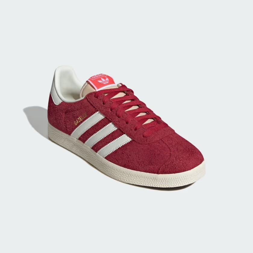 Image of ADIDAS Originals Men's Gazelle Shoes, Team Victory Red /Off White /Cream White, US 11 M