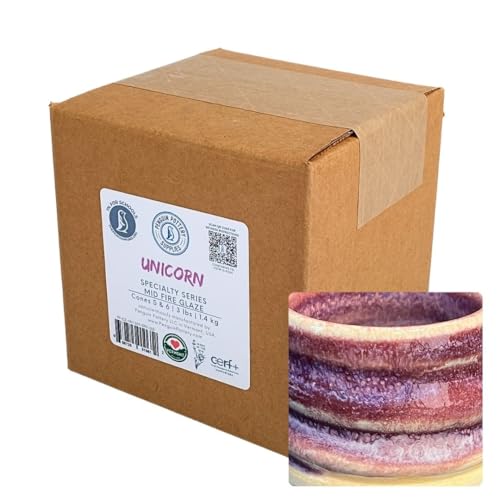 Penguin Pottery - Specialty Series - Unicorn. Dry Mid Fire Glaze for Clay, Pottery Glaze, Cone 5 and Cone 6 - Ceramic Glaze for Pottery (Dry | 3 lbs | 1.4 kg)
