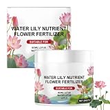Lotus-Nährstoffe für Seerosenwachstum, Teichblüten Wasserpflanzendünger, Seerosendünger als Pflanzenblüten-Dünger, Düngekugeln für Teichpflanzen, Sanfte Versorgung mit Seerosen-Wurzelfutter