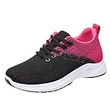 Wabkderpu Womens Running Shoes Lightweight Mesh Breathable Tennis Sneakers Non Slip Workout Gym Athletic Sneakers Slip-On Casual Walking Shoes Comfortable Fashion Sneaker Black