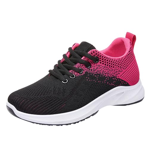 Wabkderpu Womens Running Shoes Lightweight Mesh Breathable Tennis Sneakers Non Slip Workout Gym Athletic Sneakers Slip-On Casual Walking Shoes Comfortable Fashion Sneaker Black