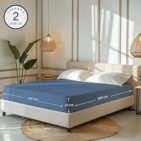 Dreamzie - Spannbettlaken - 120x200cm - 100% Baumwolle Jersey – Ansicht 2