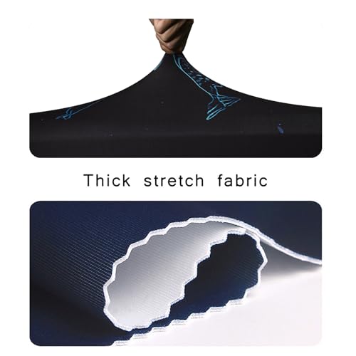 Image of WUJIAONIAO Travel Luggage Cover Baggage Suitcase Cover Protector Skins 18-32 Inch, dolphin, S (for 18--20 inch luggage), Fashion