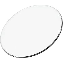 Tempered Glass Round Table Top, Round Glass Table Top Replacement, Strong Bearing Capacity,Round Table Top,Clear Glass Table Top Round, For Dining Table, Coffee Table  Color Clear , Size 38CM15I