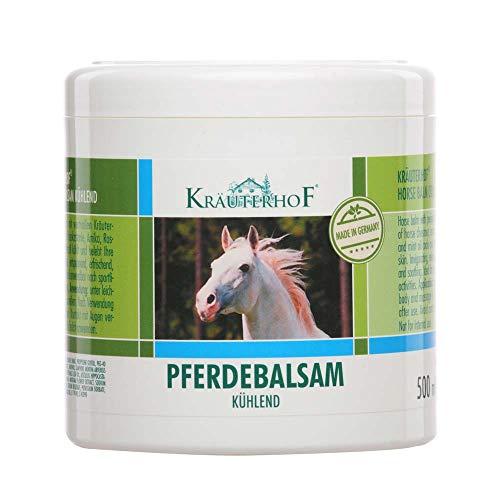 Preisvergleich Produktbild Kräuterhof® Pferdebalsam Massage Gel Balsam Hautcreme Kühlend, 500 ml