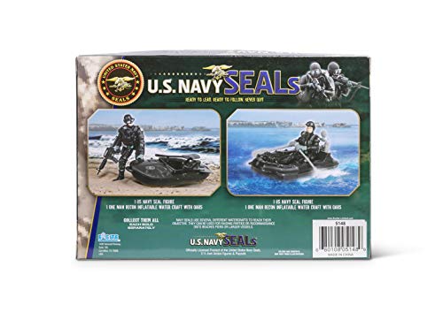 United States Navy Seal Figure Playset With Accessories And Combat Rubber Raiding Craft #TOP2