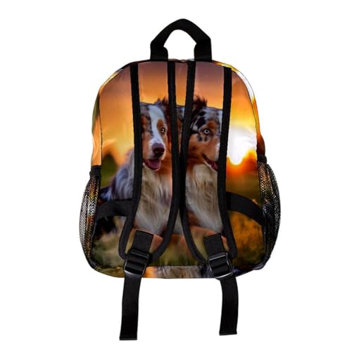 Small Backpack for Women, Lightweight Back Pack, Australian Shepherd Dog2
