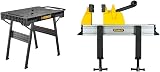 Stanley Fmst1-75672 etabli Pliable Gamme Fatmax - Large Surface de Travail - Poignée Télescopique - Compatible avec l'Utilisation de Serre-Joints & 0-83-179 Tornillo de banco Quick-Vice - 1