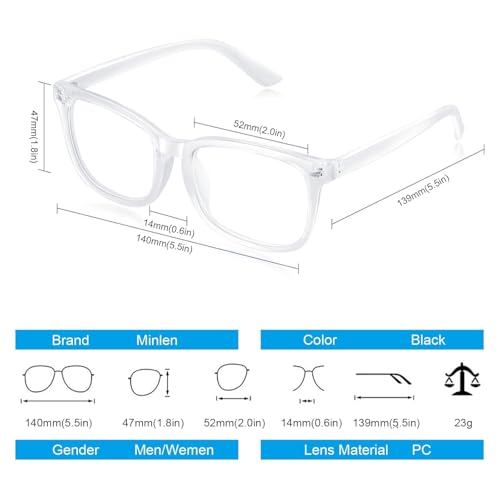 Image of IFLASH Blue Light Blocking Computer zero Power Glass for Eye Protection Women Men Anti Glare Eyeglasses