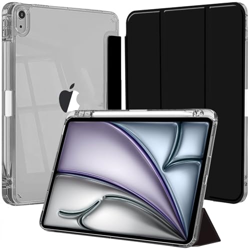 Hülle für iPad Air 13 Zoll M4/M3/M2 2026/2025/2024 mit Stifthalter Schwarz