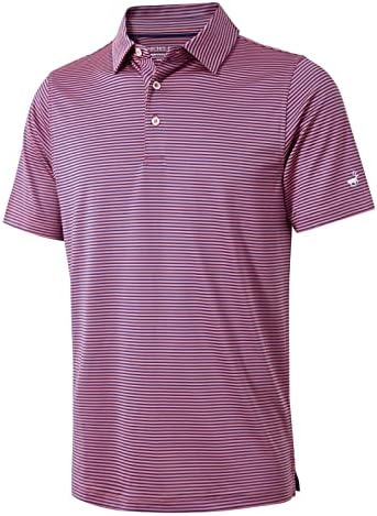 Golf Shirts for Men Dry Fit Moisture Wicking Casual Sport Short Sleeve Mens Golf Polo Shirts