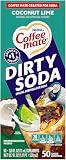 Nestle Coffee mate Liquid Coffee Creamer Singles, Dirty Soda Coconut Lime, 50 Ct Box