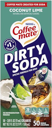 Nestle Coffee mate Liquid Coffee Creamer Singles, Dirty Soda Coconut