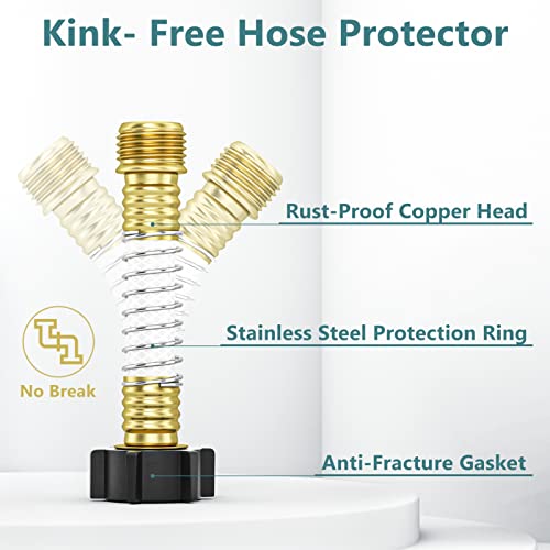 Qnine Camper Rv Water Filter With Hose Protector, Inline Water Filter Reduces Chlorine, Bad Taste, Odor, Ideal For Garden Hose, Camping, Car Washing, Nsf Certified, 2-Pack #TOP6